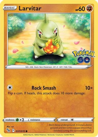 [PKM] Larvitar (037/078) [PokÃƒÂ©mon GO]