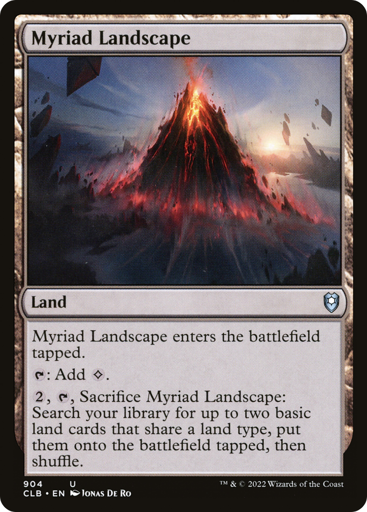 {C} Myriad Landscape [Commander Legends: Battle for Baldur's Gate][CLB 904]