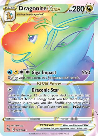 [PKM] Dragonite VSTAR (081/078) [PokÃƒÂ©mon GO]