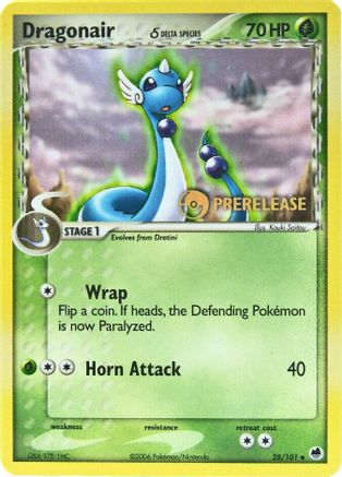 [PKM] Dragonair (28/101) (Prerelease) [EX: Dragon Frontiers]