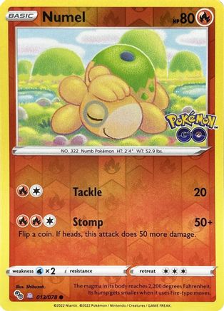 [PKM] Numel (013/078) (Peelable Ditto) [PokÃƒÂ©mon GO]