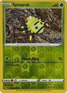 [PKM] Spinarak (Peelable Ditto) (006/078) [PokÃƒÂ©mon GO]