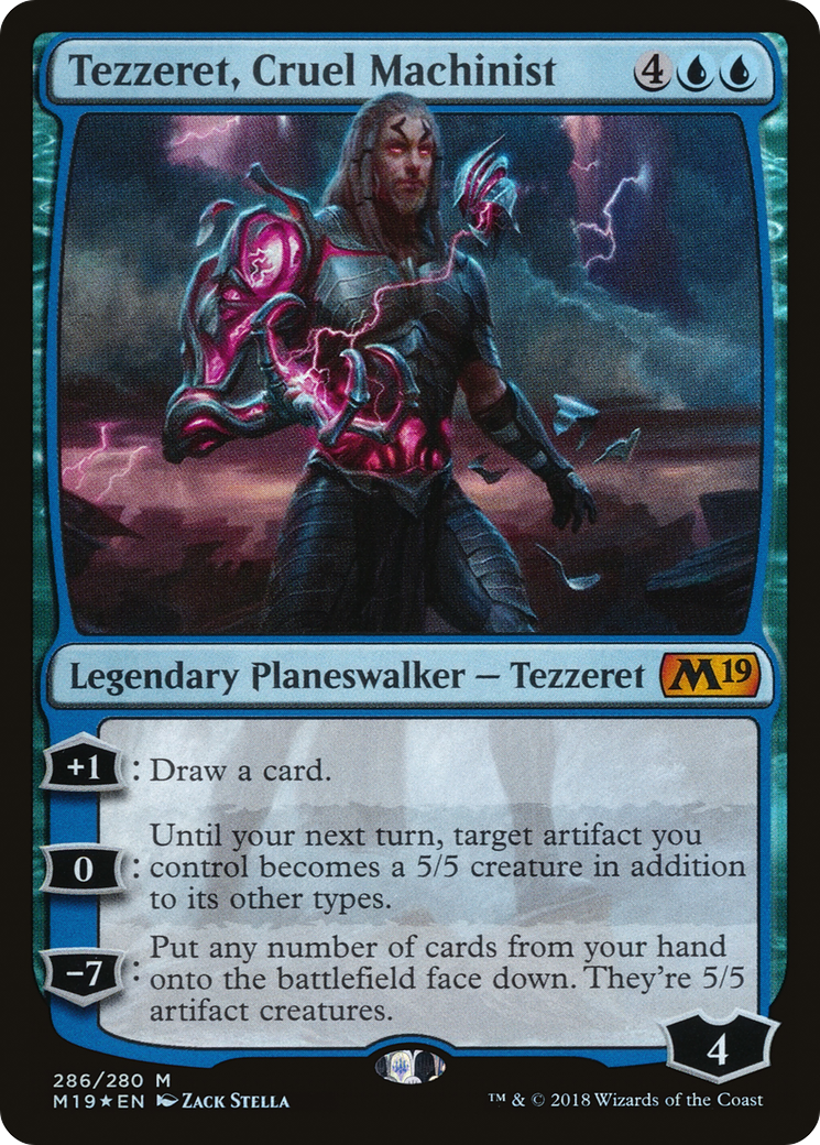 {R} Tezzeret, Cruel Machinist [Core Set 2019][M19 286] - Misty Mountain Games