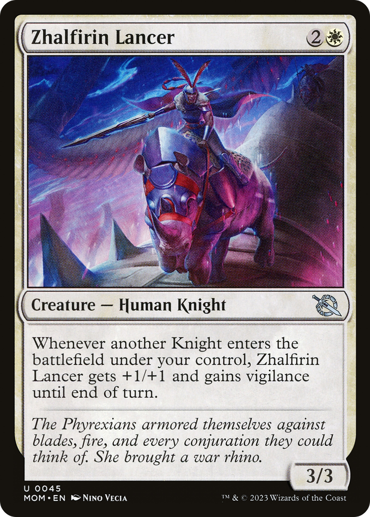 {C} Zhalfirin Lancer [March of the Machine][MOM 045]