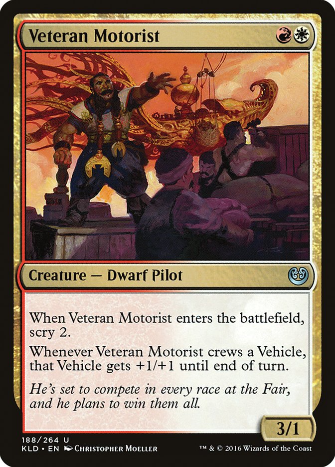 {C} Veteran Motorist [Kaladesh][KLD 188]
