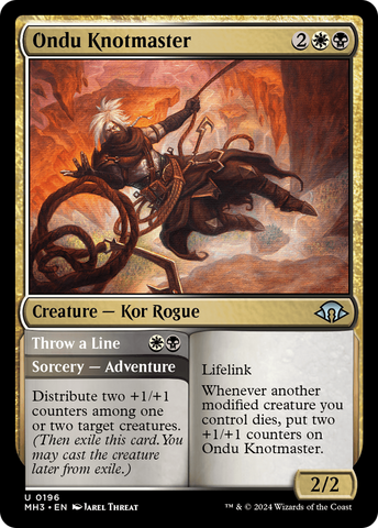 {C} Ondu Knotmaster // Throw a Line [Modern Horizons 3][MH3 196]