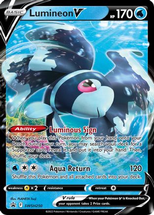 [PKM-R] Lumineon V (SWSH250) [Sword & Shield: Black Star Promos]