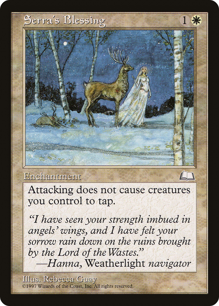 {C} Serra's Blessing [Weatherlight][WTH 025] - Misty Mountain Games