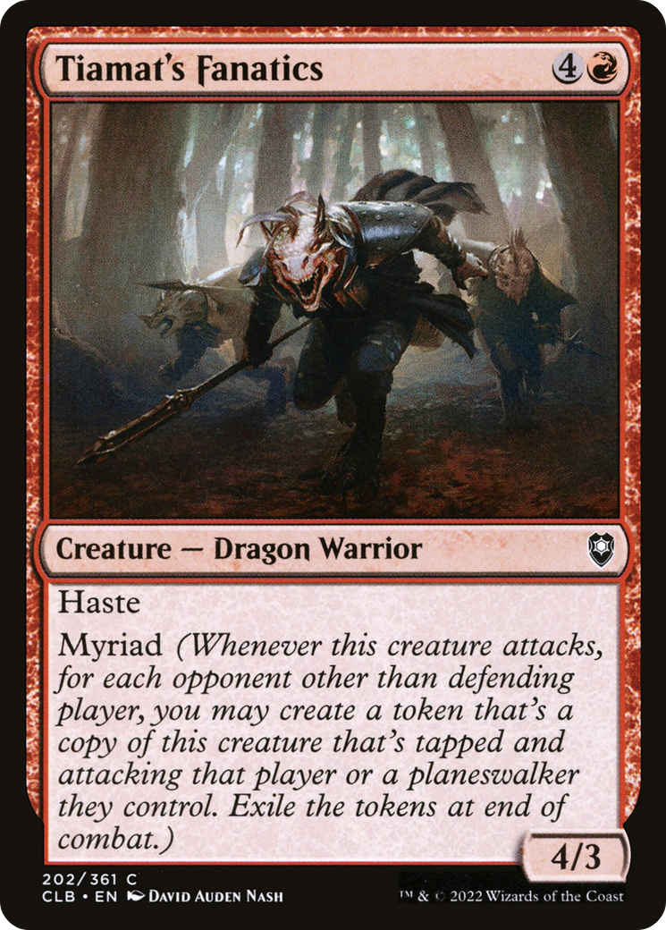 {C} Tiamat's Fanatics [Commander Legends: Battle for Baldur's Gate][CLB 202]