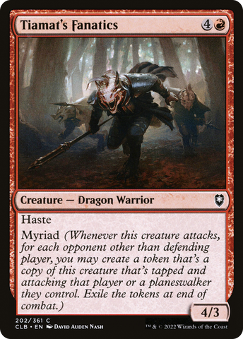 {C} Tiamat's Fanatics [Commander Legends: Battle for Baldur's Gate][CLB 202]