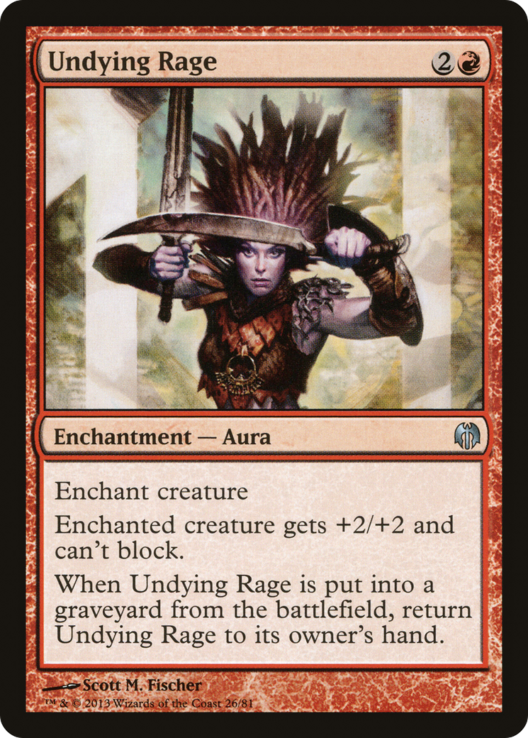 {C} Undying Rage [Duel Decks: Heroes vs. Monsters][DDL 026]