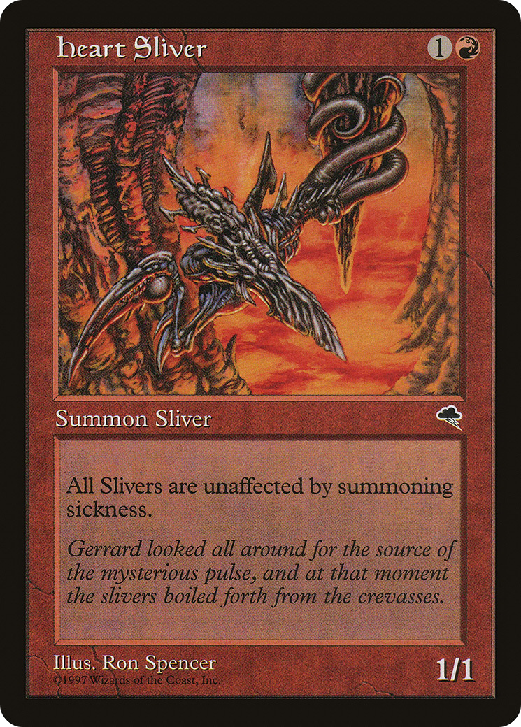 {C} Heart Sliver [Tempest][TMP 182]