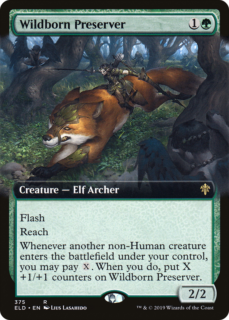 {R} Wildborn Preserver (Extended Art) [Throne of Eldraine][ELD 375] - Misty Mountain Games