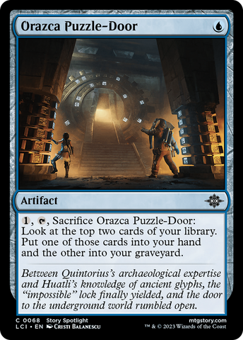 {@C} Orazca Puzzle-Door [The Lost Caverns of Ixalan][LCI 068]