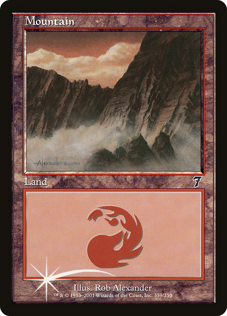 {B}[7ED 339] Mountain (339) [Seventh Edition]