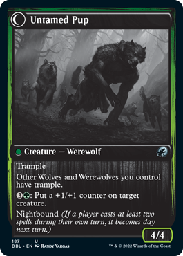 {C} Hound Tamer // Untamed Pup [Innistrad: Double Feature][DBL 187]