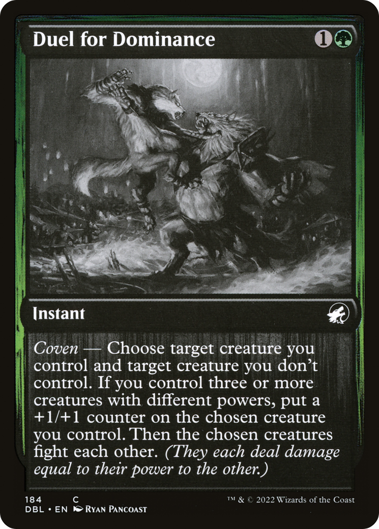 {C} Duel for Dominance [Innistrad: Double Feature][DBL 184]