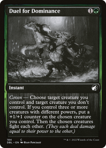 {C} Duel for Dominance [Innistrad: Double Feature][DBL 184]