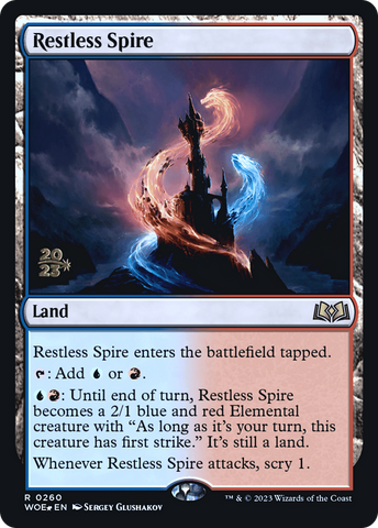 {@R} Restless Spire [Wilds of Eldraine Prerelease Promos][PR WOE 260]
