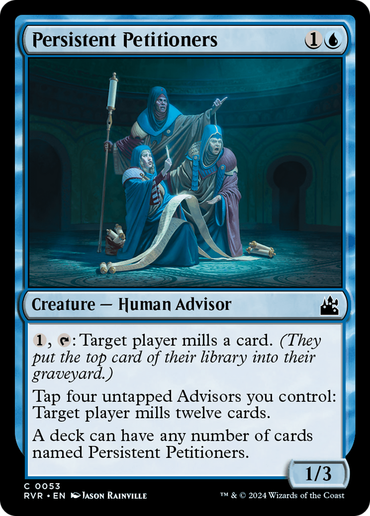 {C} Persistent Petitioners [Ravnica Remastered][RVR 053]