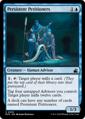 {C} Persistent Petitioners [Ravnica Remastered][RVR 053]