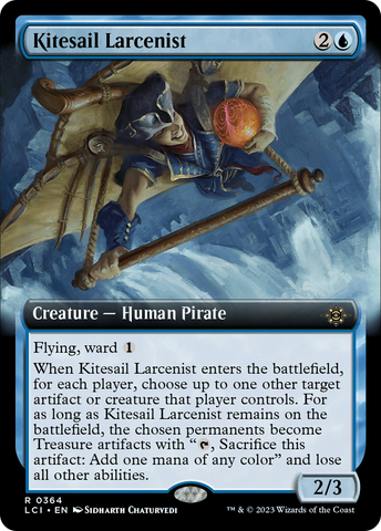 {@R} Kitesail Larcenist (Extended Art) [The Lost Caverns of Ixalan][LCI 364]