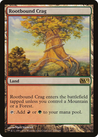 {R} Rootbound Crag [Magic 2012][M12 228]