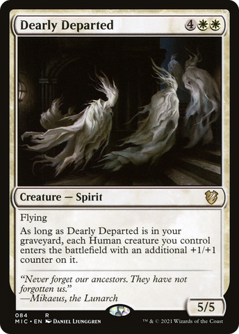 {R} Dearly Departed [Innistrad: Midnight Hunt Commander][MIC 084]