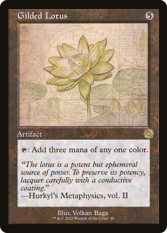 {R} Gilded Lotus (Retro Schematic) [The Brothers' War Retro Artifacts][BRR 080]