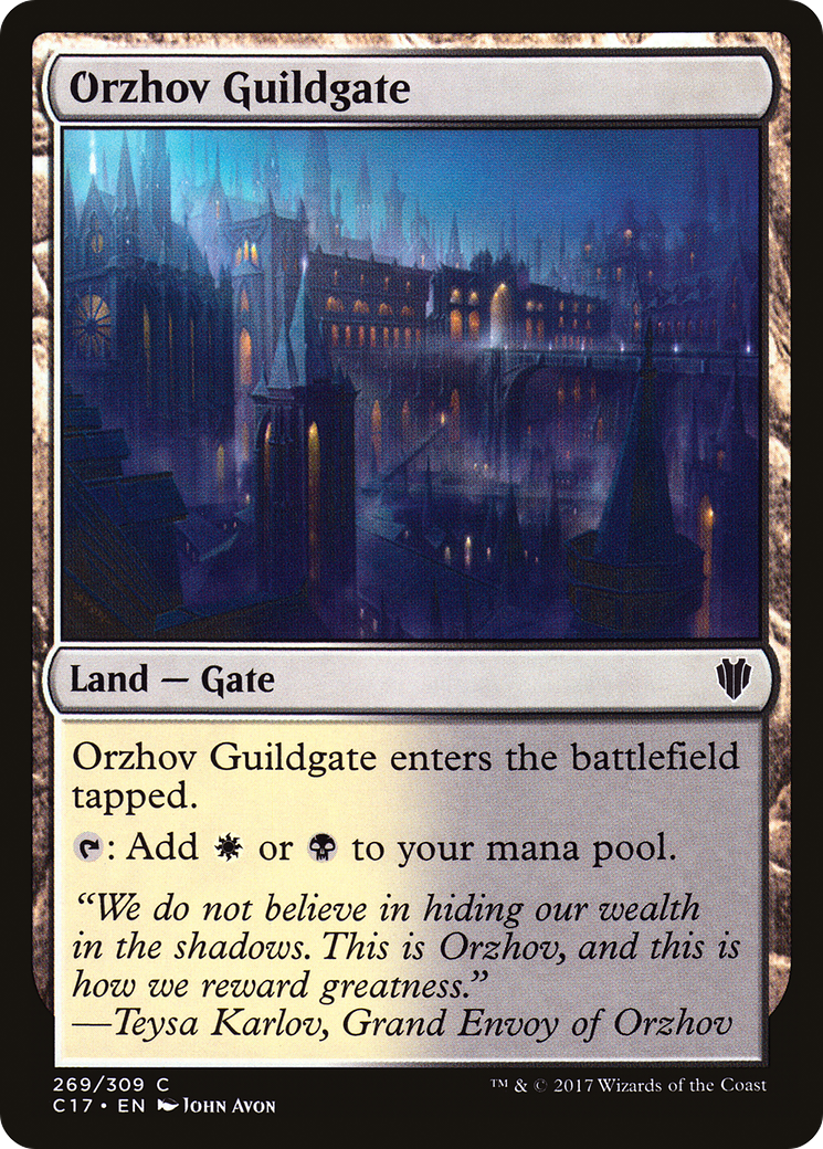 {C} Orzhov Guildgate [Commander 2017][C17 269] - Misty Mountain Games