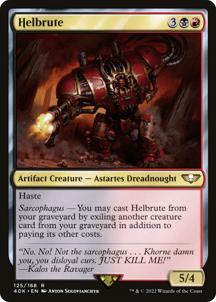 {R} Helbrute [Universes Beyond: Warhammer 40,000][40K 125]