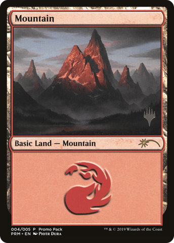 {B}[PP PP1 004] Mountain (4) [Core Set 2020 Promo Pack]