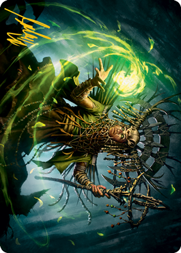 {A} Katilda, Dawnhart Prime Art Card (Gold-Stamped Signature) [Innistrad: Midnight Hunt Art Series][GS AMID 062]