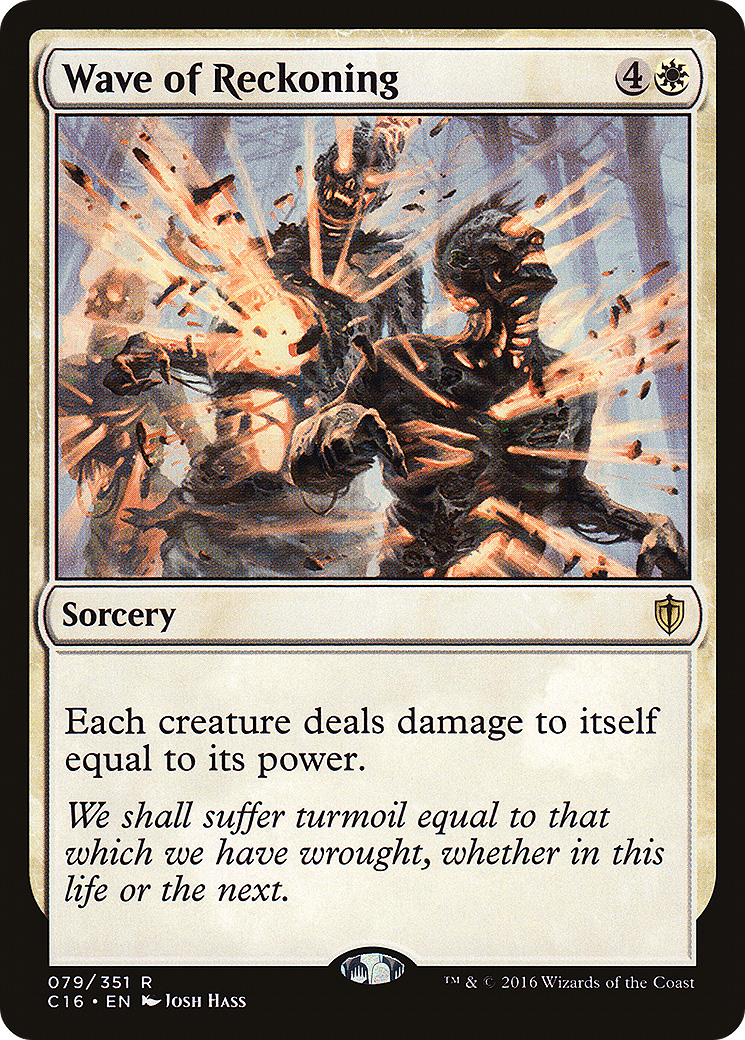 {R} Wave of Reckoning [Commander 2016][C16 079] - Misty Mountain Games