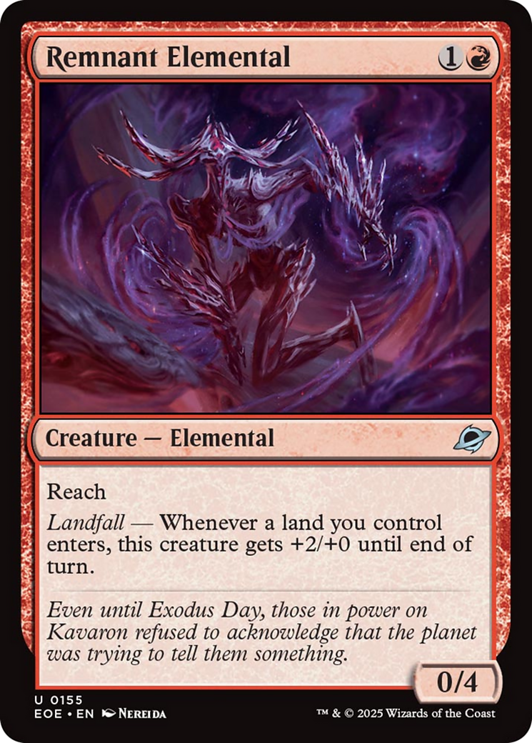 {@@ EOE C} Remnant Elemental [Edge of Eternities][EOE 155]