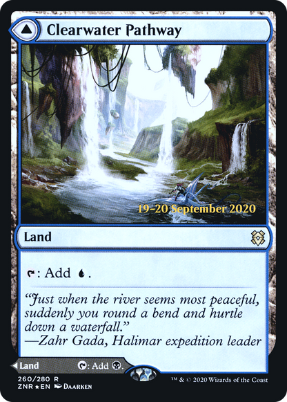 {R} Clearwater Pathway // Murkwater Pathway [Zendikar Rising Prerelease Promos][PR ZNR 260]