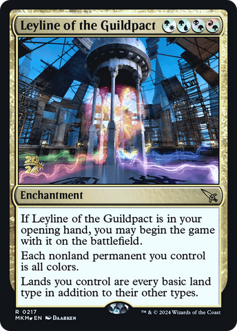 {R} Leyline of the Guildpact [Murders at Karlov Manor Prerelease Promos][PR MKM 217]