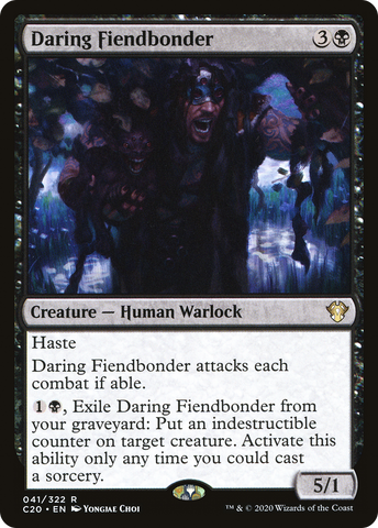 {R} Daring Fiendbonder [Commander 2020][C20 041]