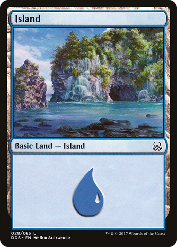 {B}[DDS 028] Island (28) [Duel Decks: Mind vs. Might]