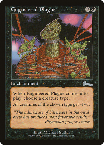 {C} Engineered Plague [Urza's Legacy][ULG 051]