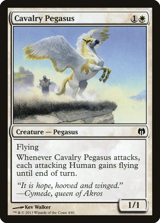 {C} Cavalry Pegasus [Duel Decks: Heroes vs. Monsters][DDL 004]