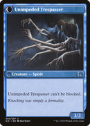 {C} Uninvited Geist // Unimpeded Trespasser [Shadows over Innistrad][SOI 094]