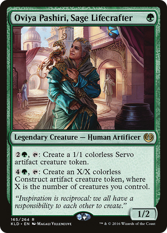 {R} Oviya Pashiri, Sage Lifecrafter [Kaladesh][KLD 165]