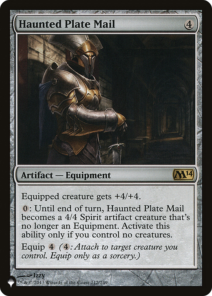 {R} Haunted Plate Mail [LIST M14-212]