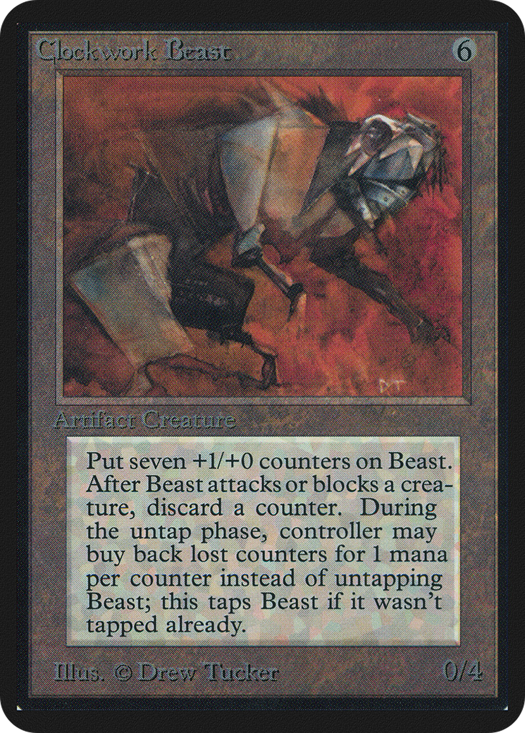 {R} Clockwork Beast [Alpha Edition][LEA 236]