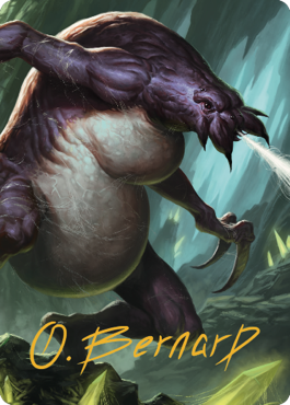 {A} Ettercap Art Card (Gold-Stamped Signature) [Commander Legends: Battle for Baldur's Gate Art Series][GS ACLB 014]
