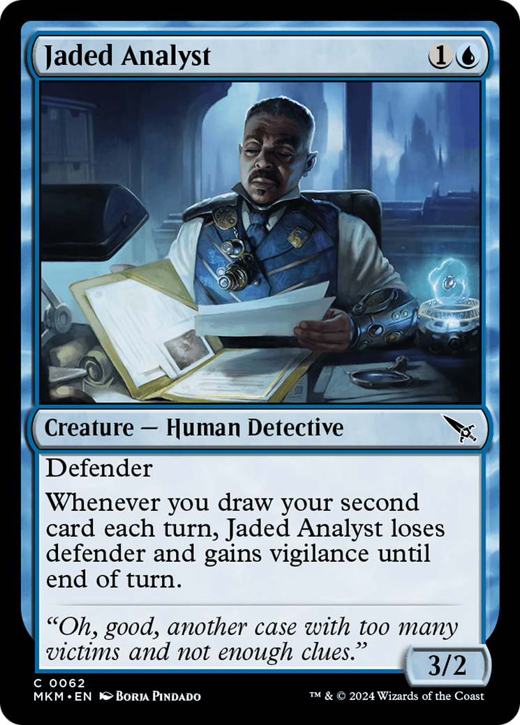 {@C} Jaded Analyst [Murders at Karlov Manor][MKM 062]