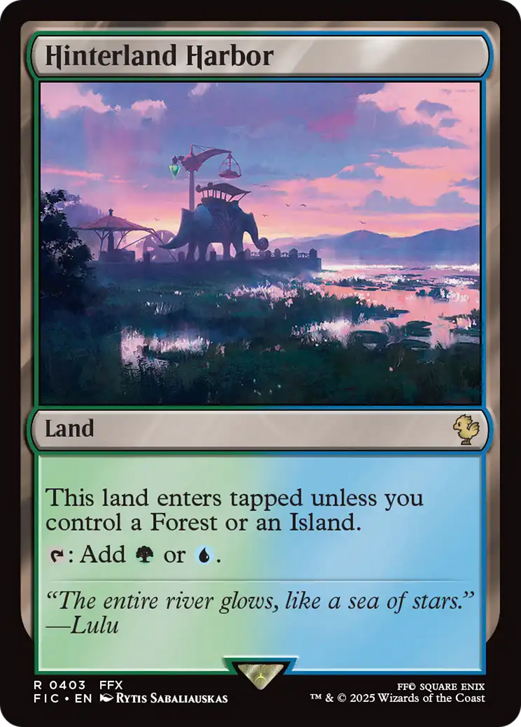 {R} Hinterland Harbor [FINAL FANTASY Commander][FIC 403]