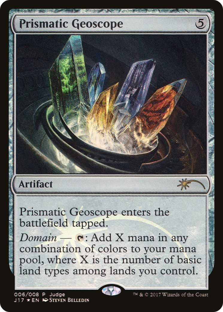 {R} Prismatic Geoscope [Judge Gift Cards 2017][PA J17 006] - Misty Mountain Games