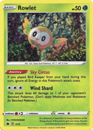 [PKM] Rowlet (2/15) [McDonald's Promos: Match Battle]